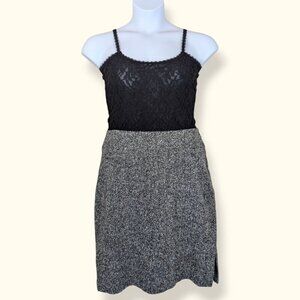 Vintage Emma James B&W Knit Skirt